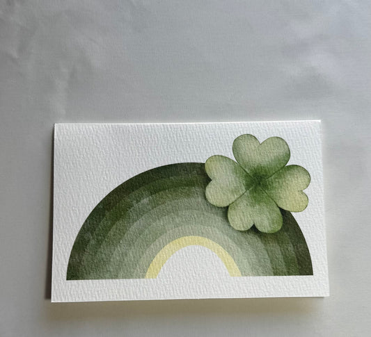 St. Patricks green rainbow