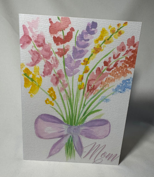 floral mothers day card