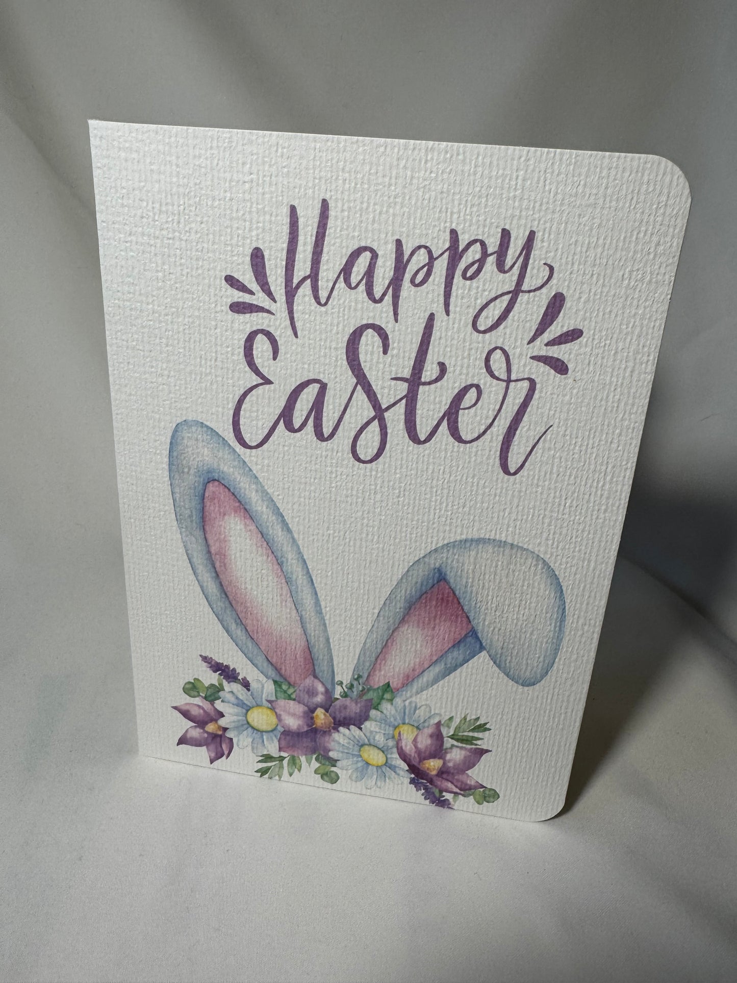 Bunny ears Happy easter card