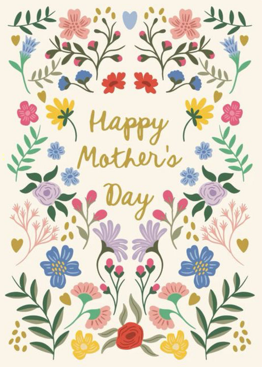 Wild Flower Mothers Day Card