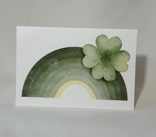 St. Patricks green rainbow