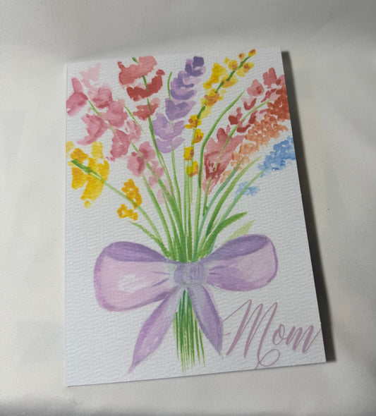 floral mothers day card